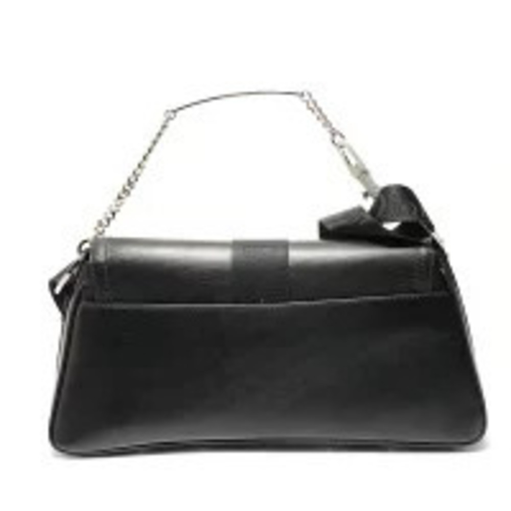 Christian Dior calfskin shoulder bag black